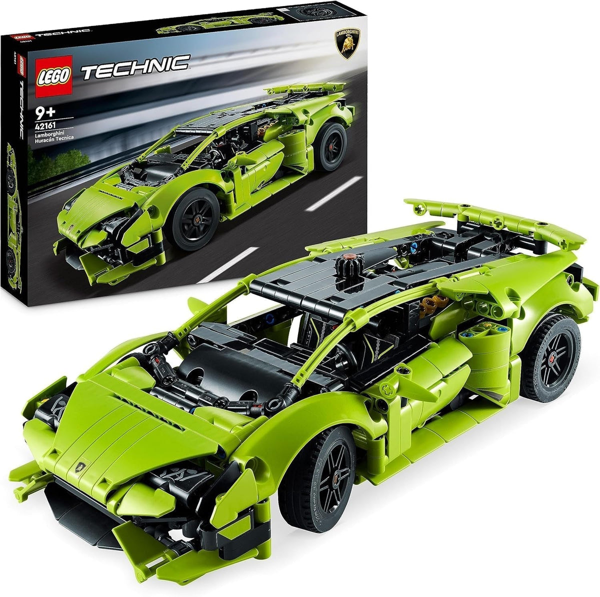 LEGO 42161 Technic Lamborghini Huracán Tecnica Kit modello di auto giocattolo Set di costruzione per auto da corsa per bambini Ragazzi Ragazze Collezione di appassionati di sport motoristici Set regalo Besuche den LEGO-Store Single