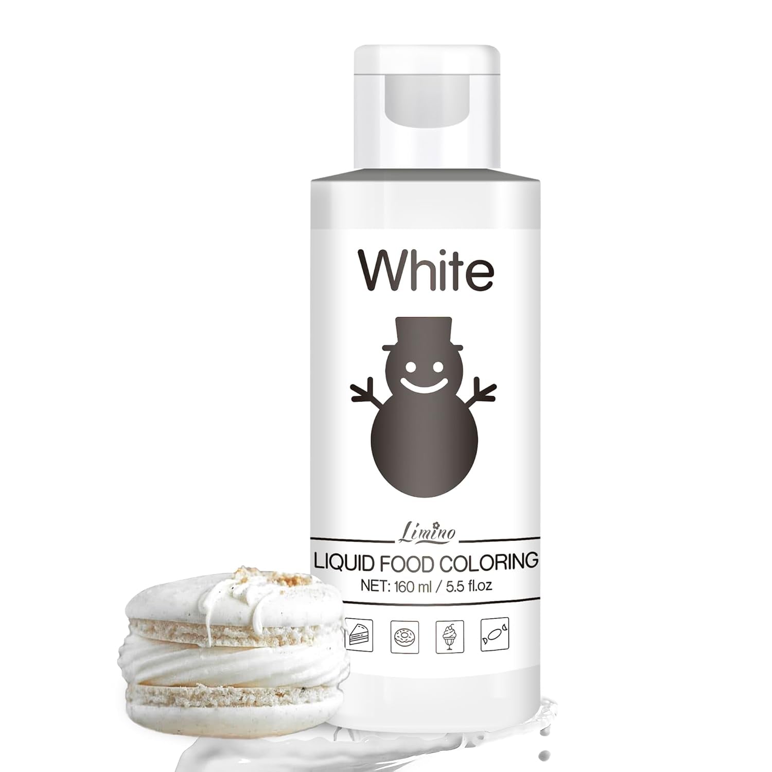 Limino, coloranti alimentari lichizi, 160 ml Naty Shop Alb