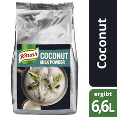 Knorr Kokosmilch Pulver (latte in polvere aus 20 frischen Kokosnüssen, ergibt 6.6 Liter Kokosmilch) 1er Pack (1 x 1 kg)