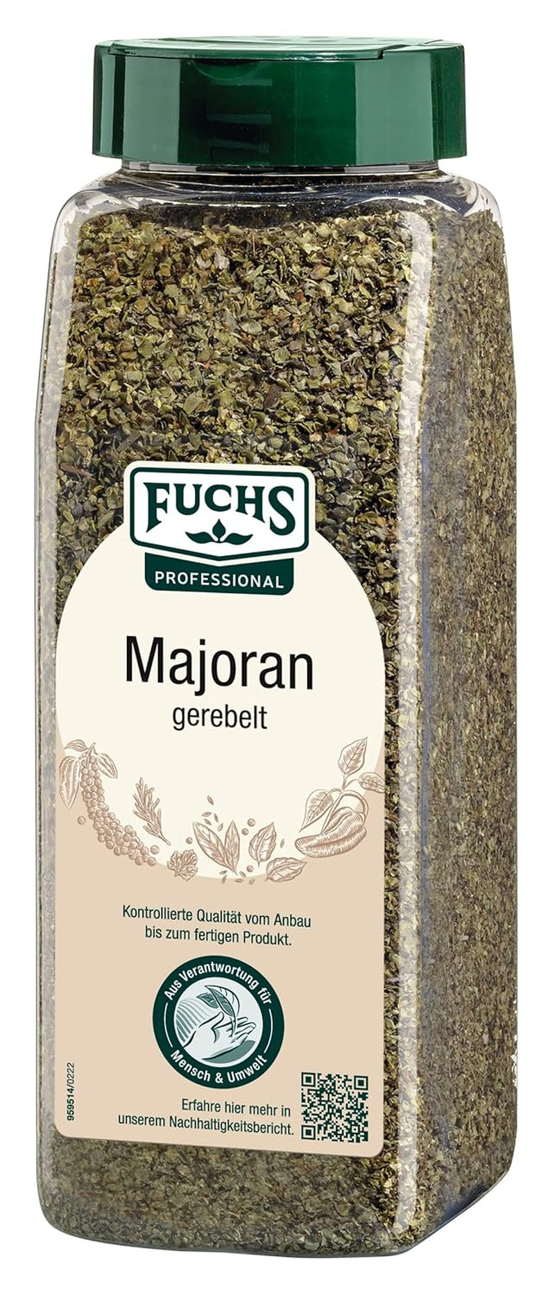 - Maggiorana gerebelt | Mit praktischem Streuaufsatz | Zum Verfeinern von Bohnen- und Linseneintöpfen | 80 g nel grande sforzo