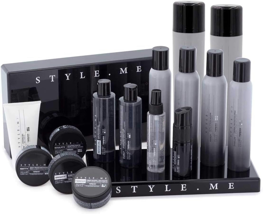 Spray de descurcare Style.Me Produs pentru descurcarea parului. Produs pentru descurcarea parului instant de la Termix. Formulă îmbogățită cu ulei de ricin. Mărime: 200 ml. Produse pentru descurcarea părului Naty Shop