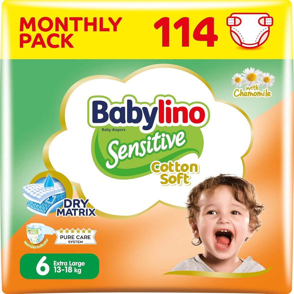 Scutece pentru bebeluși Sensitive, mărimea 1, nou-născuți (2-5 kg), 26 bucăți