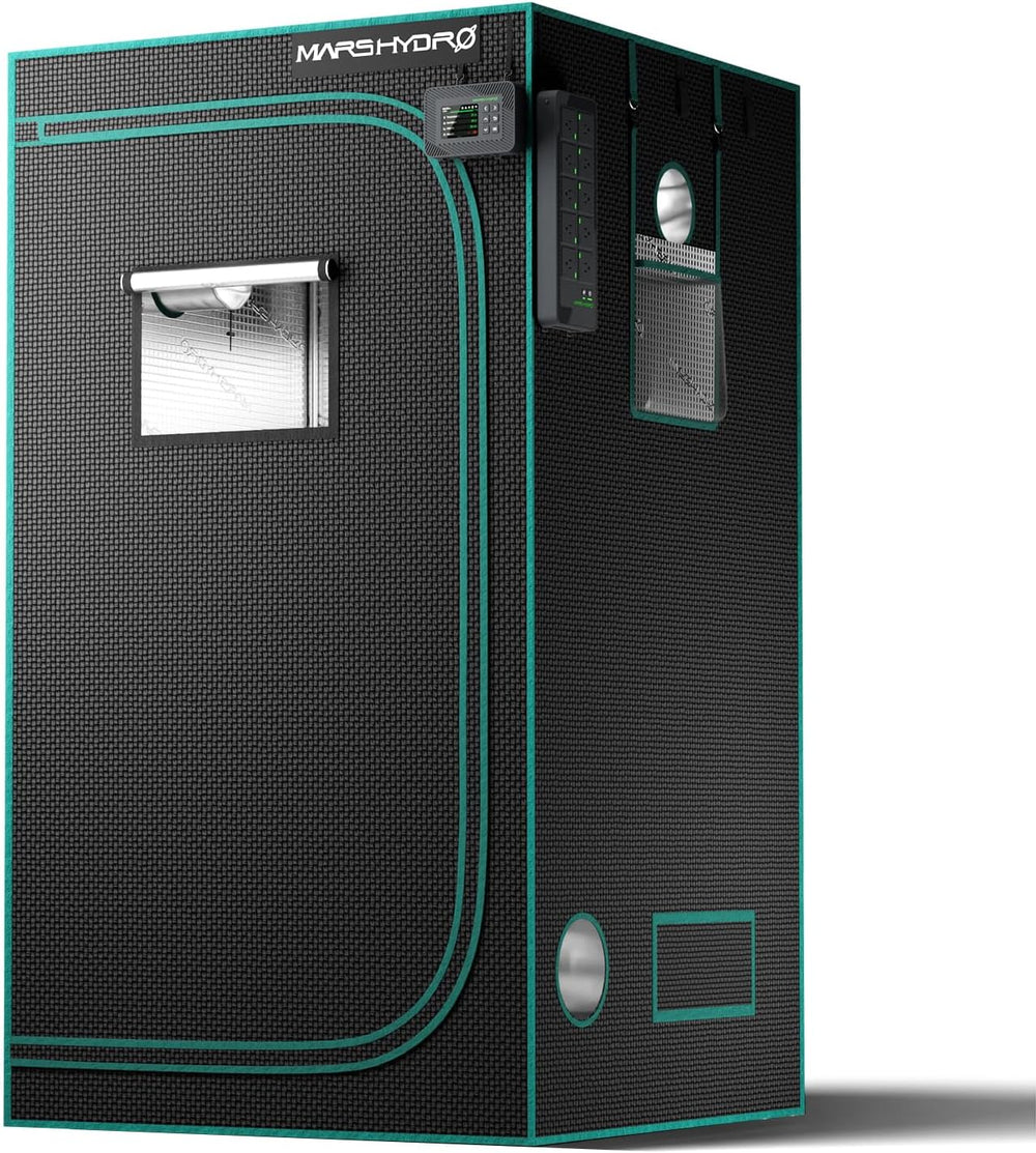Tenda da coltivazione MARS HYDRO 60x60x140 cm, Tenda da coltivazione per interni, Tende da coltivazione in Mylar riflettente per coltura idroponica, Vassoio inferiore rimovibile per spazio di coltivazione delle piante