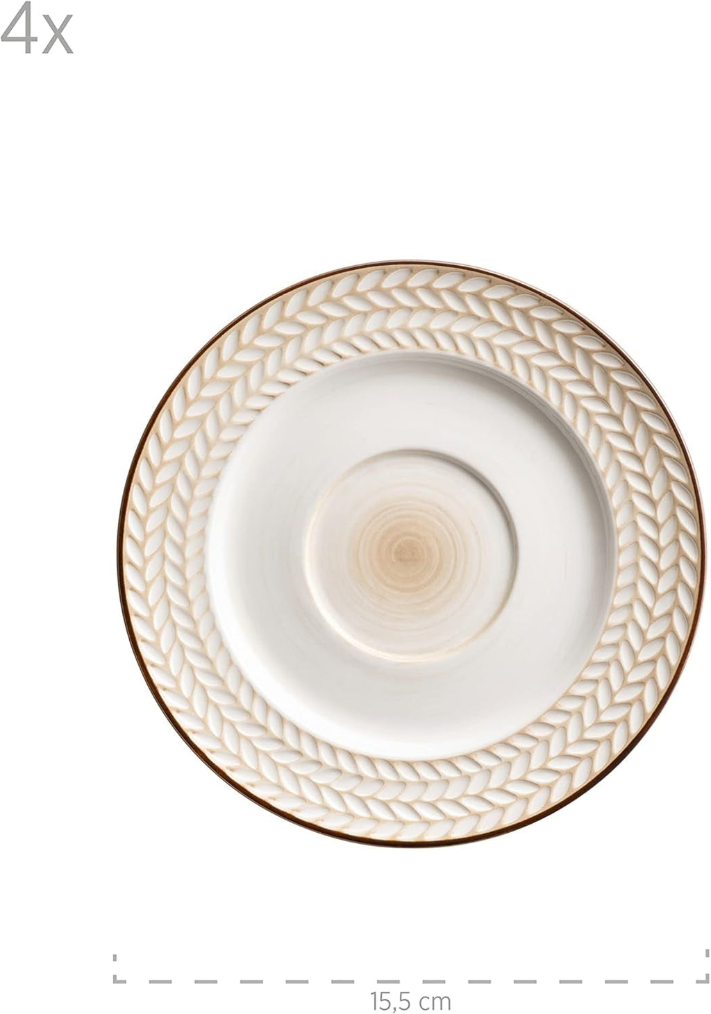 MÄSER 931941 Seria Prospero, serviciu de cafea modern din 12 piese (4 persoane) în stil vintage Seturi vesela masa Naty Shop