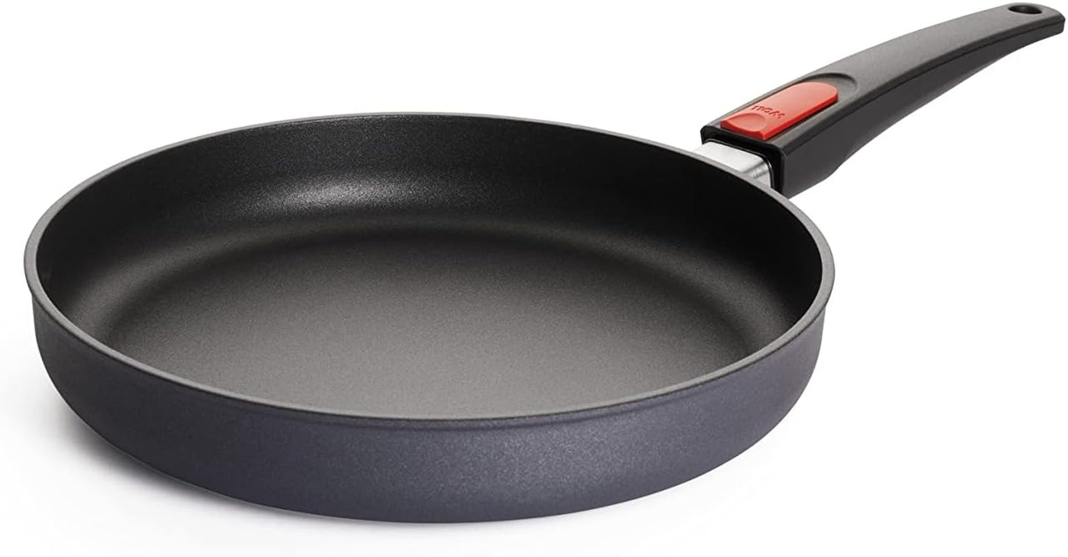 Padella piana Woll Diamond Lite - Induzione -, Ø 20 Cm, Altezza 5 Cm, Con manico removibile - Adatta a tutti i tipi di piano cottura, Fusione di alluminio, Rivestimento antiaderente Naty Shop Pentole e Padelle Ø 26 Cm