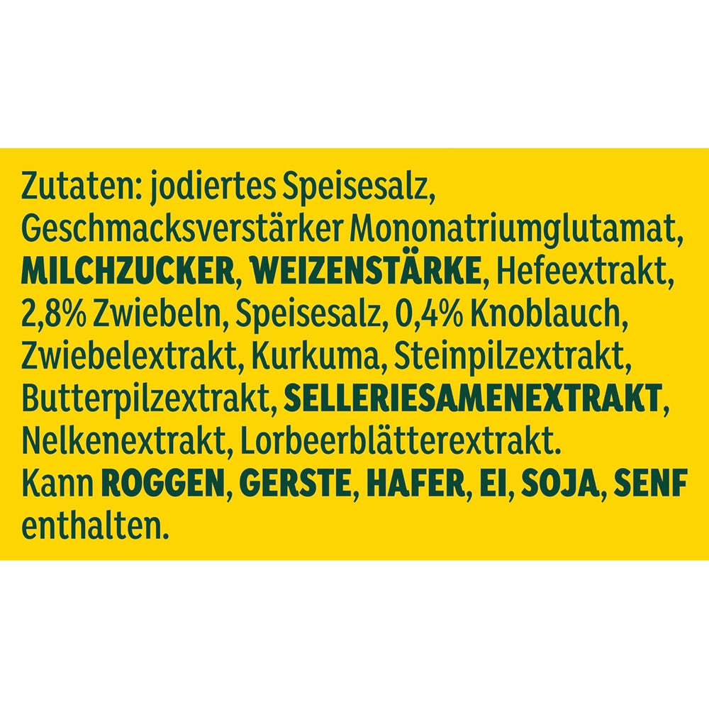 Knorr Würzmittel Nachfüllpackung Aromat Gewürzmischung zum Verfeinern von Speisen für schnelle Gerichte 100 g 1 pezzo