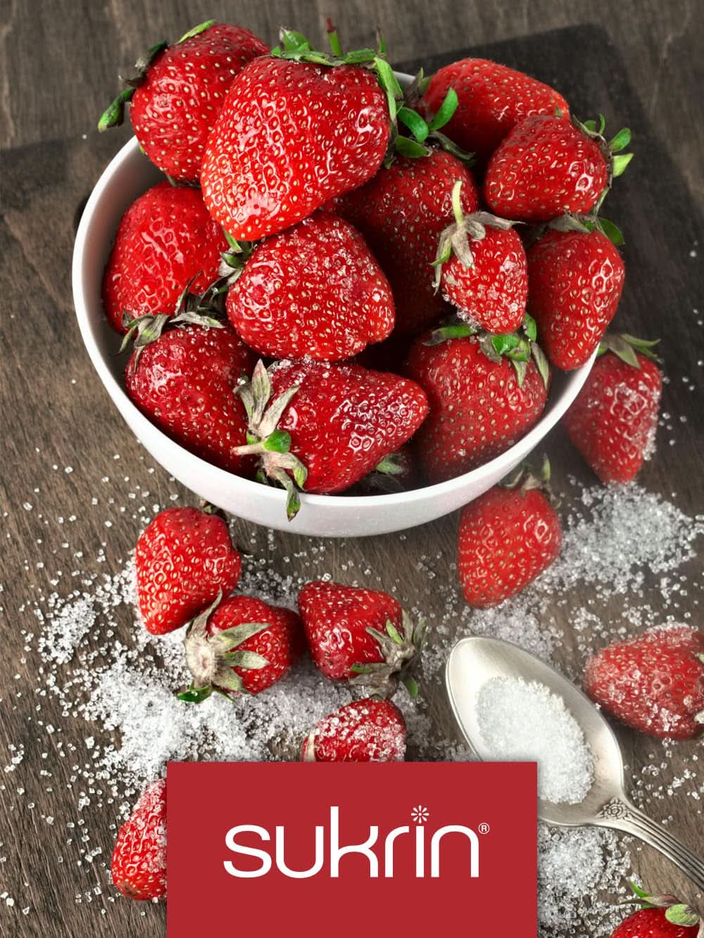 Sukrin Eritritolo, alternativa naturale allo zucchero senza calorie, 1 confezione, 500 grammi Dolcificanti Naty Shop