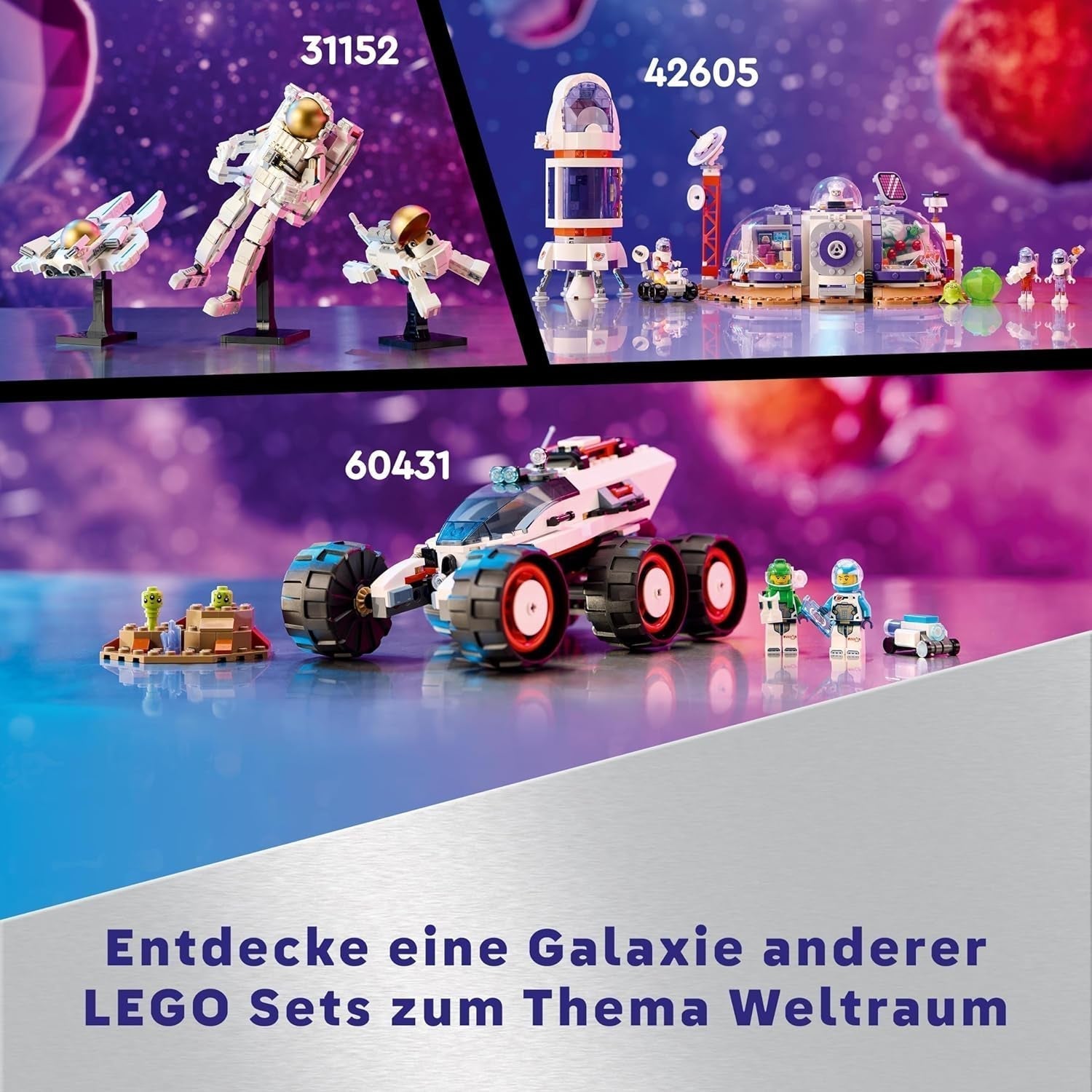 LEGO Technic Vtol Space Transporter LT81, set di costruzione spaziale, giocattolo spaziale, astronave, set da gioco Mini Rover, regalo per ragazzi e ragazze di età superiore a 10 anni 42181 Set di costruzione Acquista il negozio LEGO