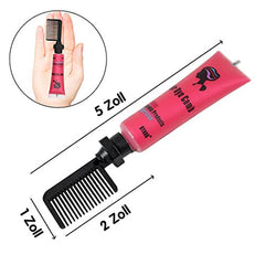 Byhoo 6PCS Vopsea de păr temporară pentru păr negru, cretă de păr, vopsea de păr lavabilă, idee de cadou pentru fete, cadou de ziua de naștere pentru adolescenți. Vopsea pentru par Naty Shop