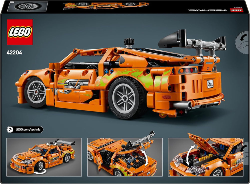 LEGO Technic Fast and Furious Toyota Supra MK4 - Macchinina - Con motore a 6 cilindri e porte apribili - Set di modelli per ragazzi e ragazze sopra i 9 anni - Idea regalo di compleanno 42204 Set di costruzione Beuche den LEGO-Store