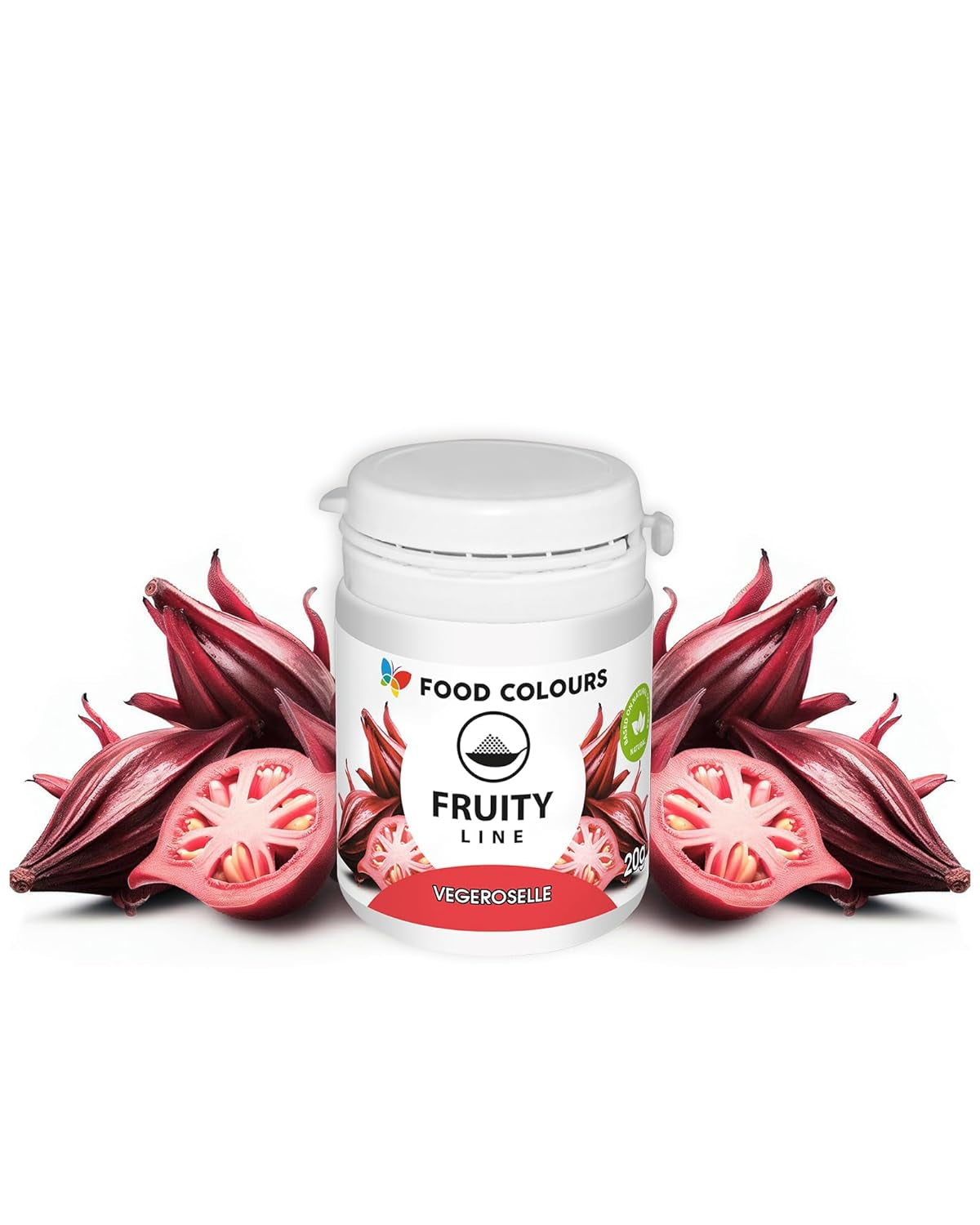 Coloranți alimentari pudră colorant natural Fruity Line BLUEBERRY 20G pudră colorantă naturală pentru creme glazură burete aluat sub formă de pudră colorant alimentar pentru băuturi jeleuri