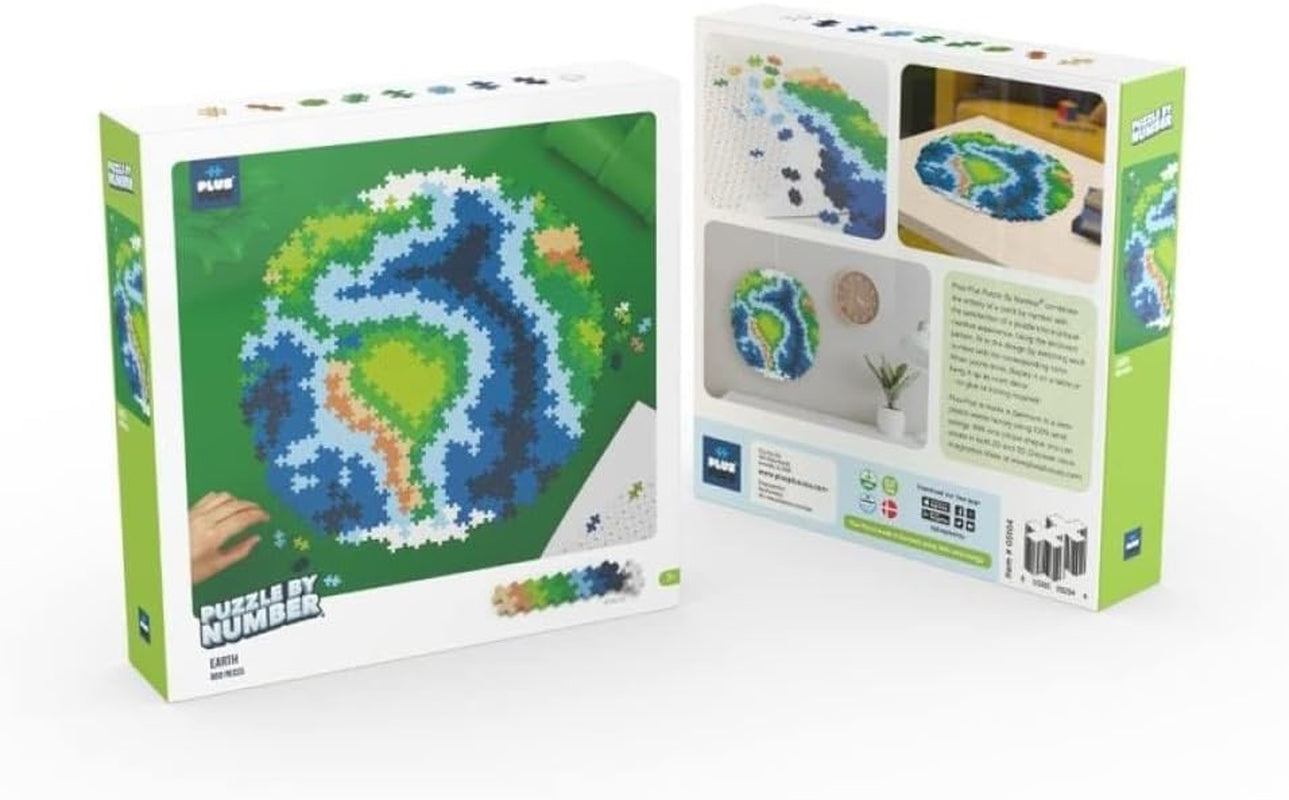 PLUS PLUS Earth Block Puzzle 800 pezzo(i) Globo, Erde