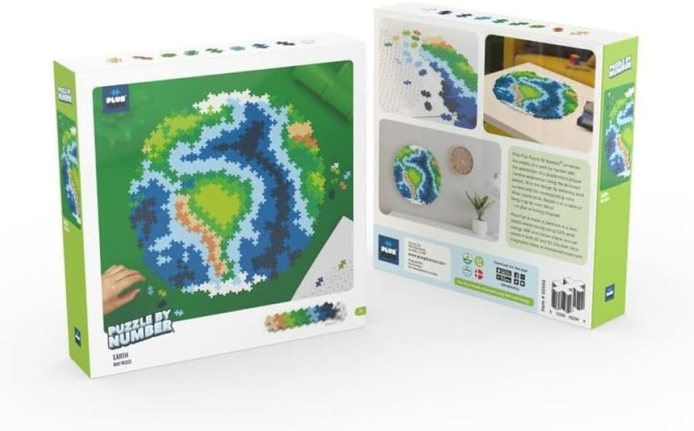 PLUS PLUS Earth Block Puzzle 800 pezzo(i) Globo, Erde