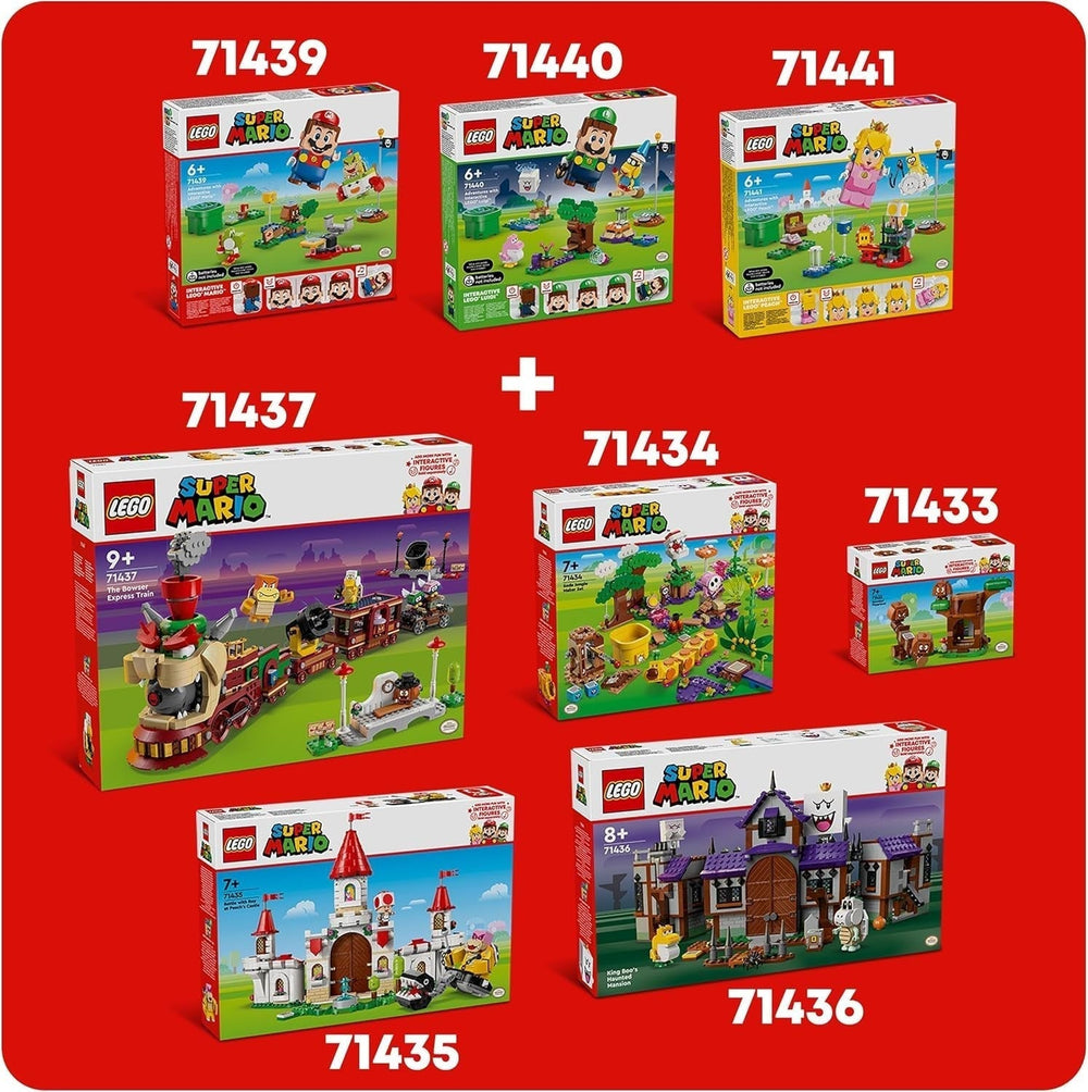 LEGO Super Mario Adventures con Peach interattivo, set da gioco per bambini con Toad giallo, regalo Nintendo per ragazzi, ragazze e tutti i giocatori dai 6 anni 71441 Set da costruzione Besuche den LEGO-Store