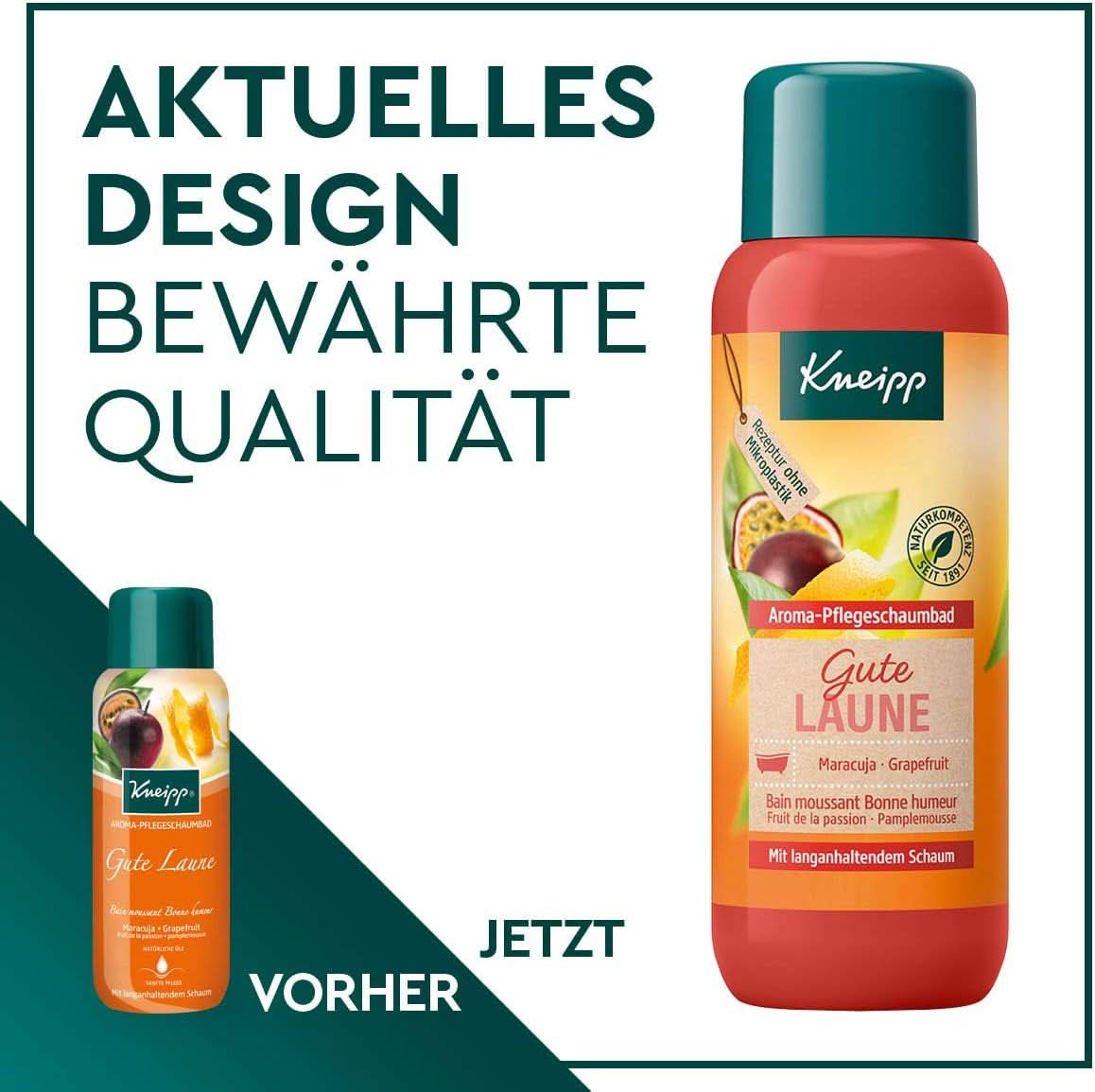 Kneipp Aroma, Additivo bagnoschiuma aromatico Good Mood, 400 ml Doccia e bagno Naty Shop