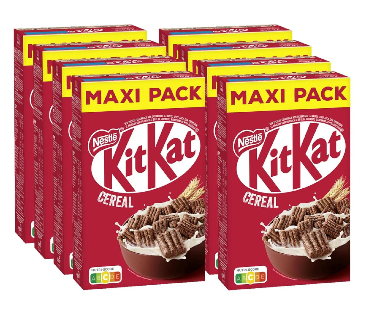 Nestlé KITKAT Cereali, cereali croccanti da colazione con wafer Kitkat, confezione 8 x 550 grammi Cereals Naty Shop