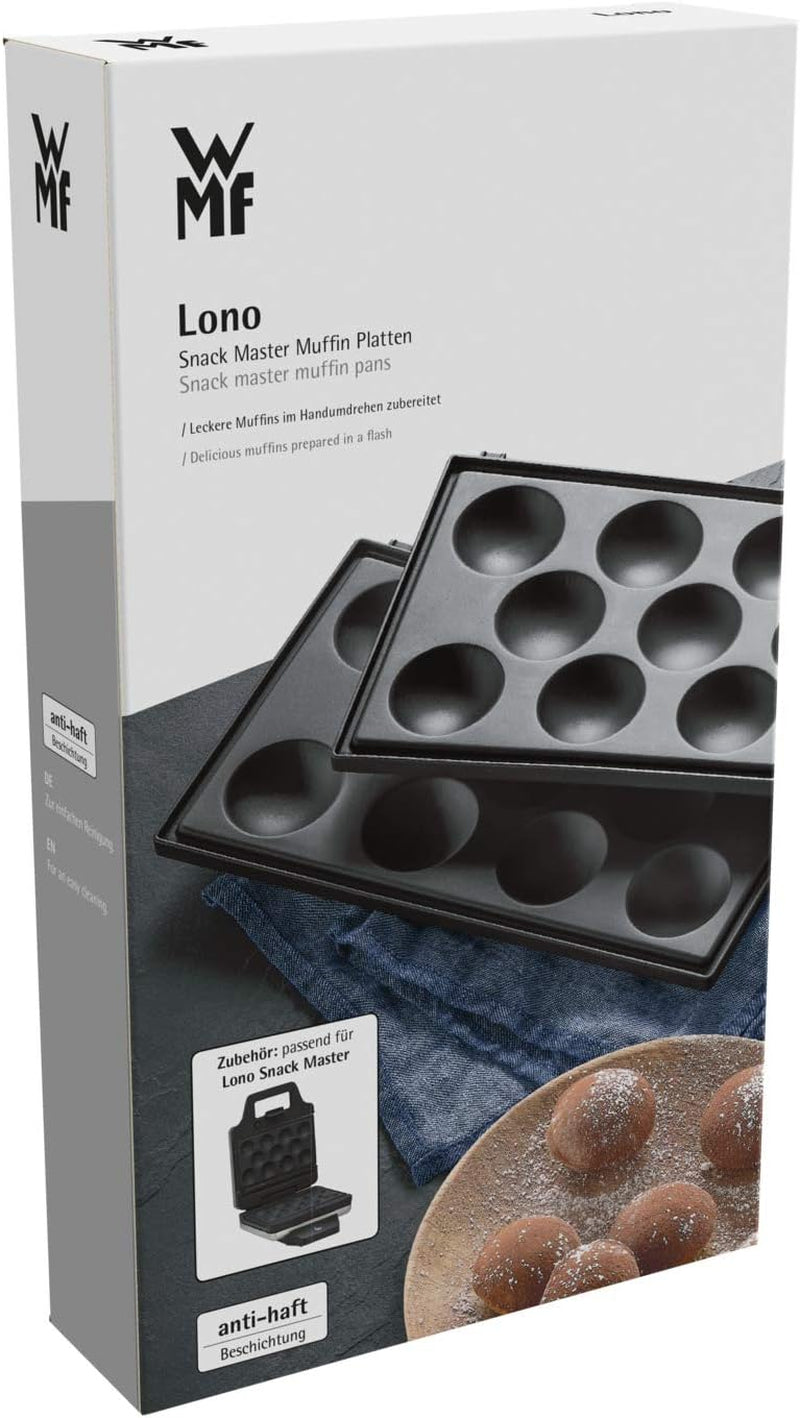 Accessori WMF Lono Snack Master, set 2 piatti muffin, rivestimento antiaderente Stampi e teglie Naty Shop