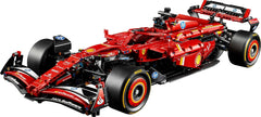 LEGO Technic Ferrari SF-24 F1 Race Car - Mașină model pentru adulți - Set Formula 1 de colecție - Motor V6, cutie de viteze, direcție și DRS la scara 1:8 - Cadou pentru fanii sporturilor cu motor și ai mașinilor de curse 42207 Seturi de constructie Besuche den LEGO-Store