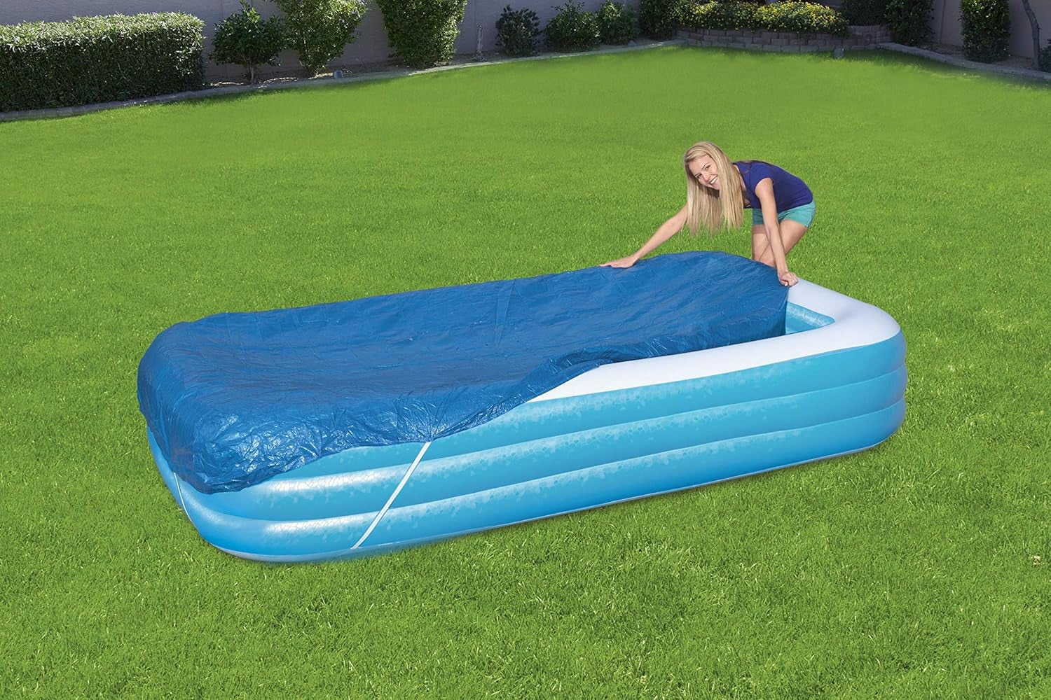 Bestway 58108 Telo per piscina familiare 305 x 183 x 56 cm 305x183x56 cm Blu