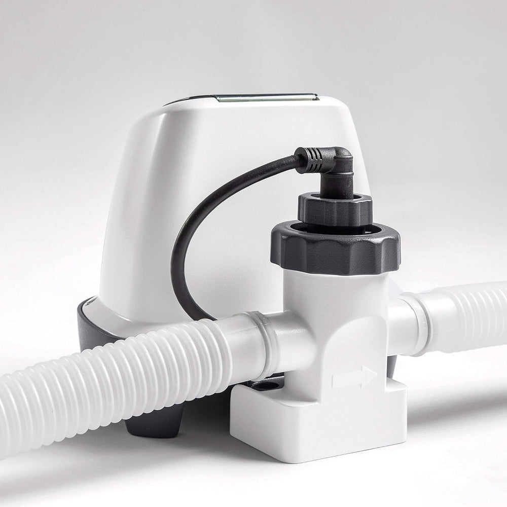 Intex 26662GS - Sistema Krystal Clear Salt Water, generatore di cloro salino, per pompa filtro 1136-3785 l/h, per piccole piscine fino a 366 cm, plastica, bianco