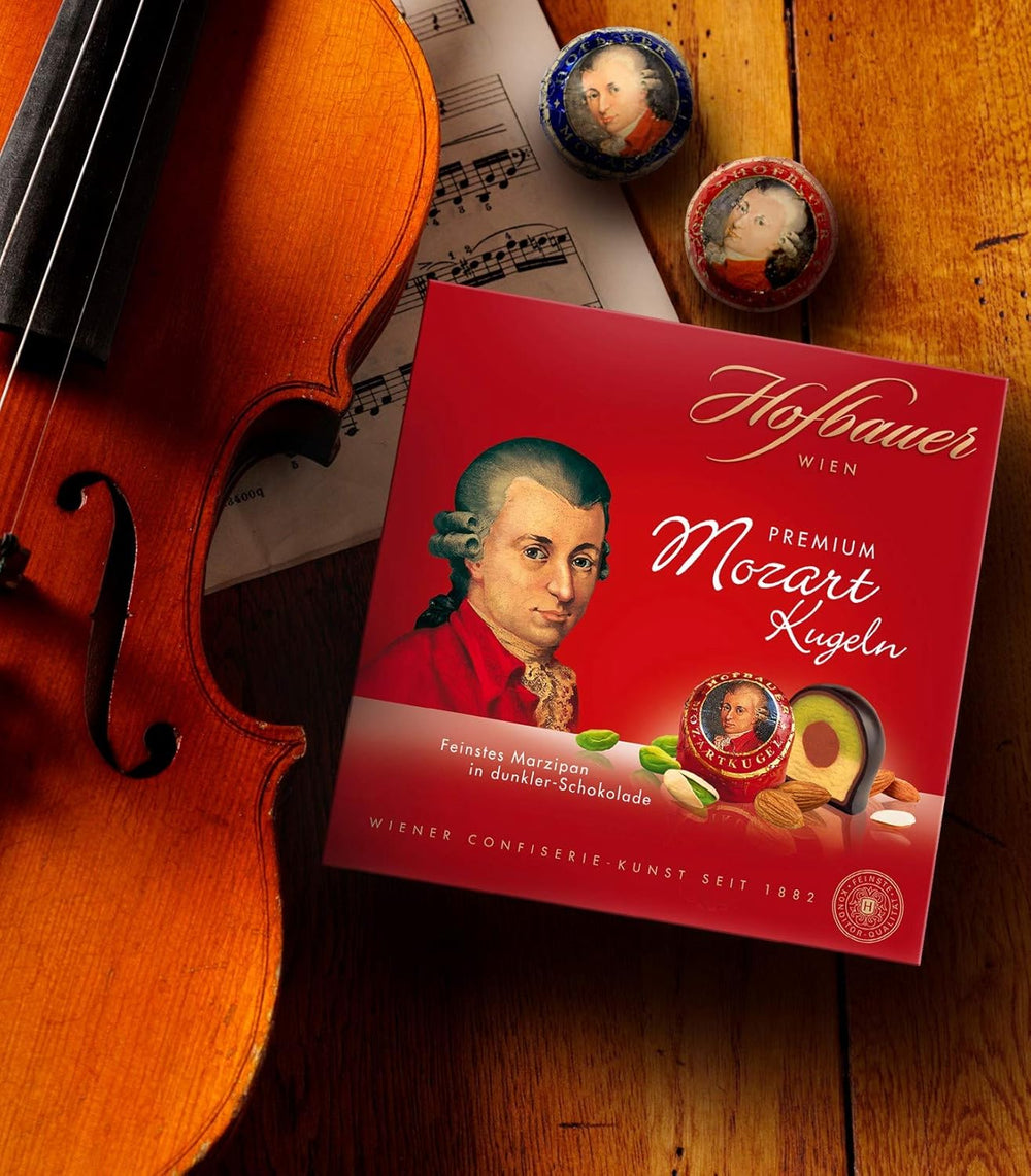 Hofbauer Vienna, Mozartkugeln 200 g, cioccolato fondente