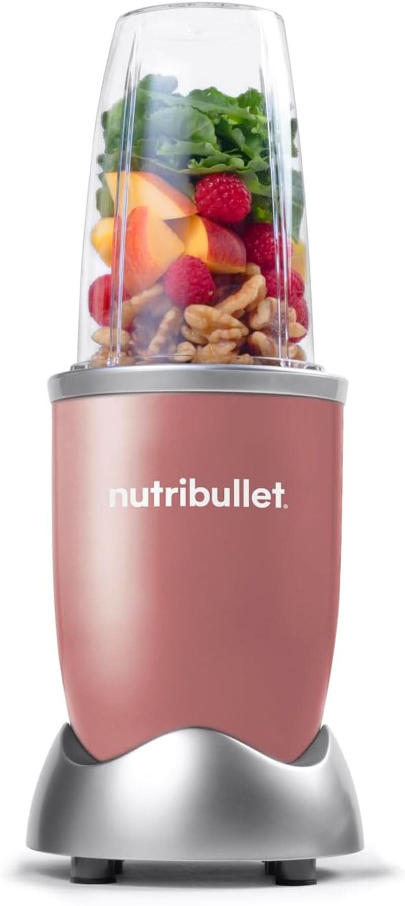 Nutribullet Pro, 900 Watt Leistung, Einfach Und Schnell in Der Anwendung, Kompakt, Leicht Zu Reinigen, Mit 700 Ml Becher, Smoothiemixer, Smoothie Maker, Elektrischer Mixer, NB904B, Schwarz Mother and Child Naty Shop Rose Gold Basipaket