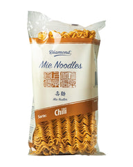 DIAMOND Mie Chili Noodles, tagliatelle di grano con peperoncino in polvere, senza uova, facili e veloci, vegetariane - 1 x 250 g