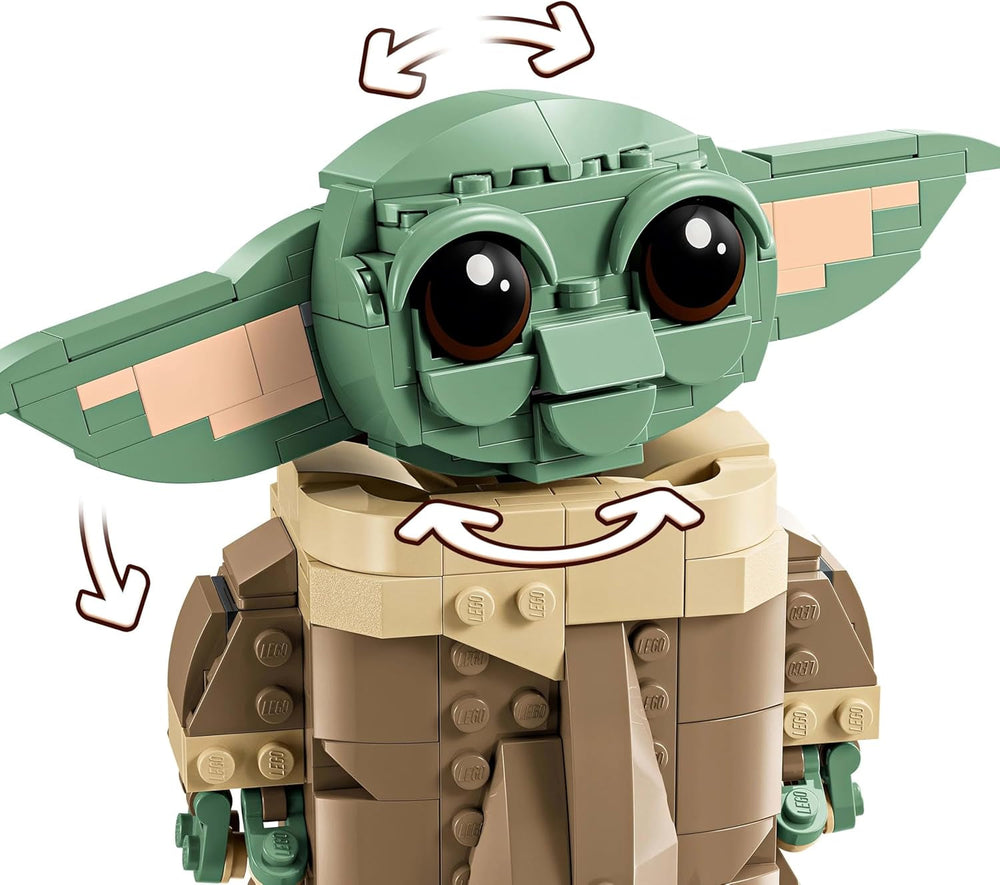 LEGO Star Wars 75403 Grogu nella sua culla del repulsore mandaloriano - Minifigure da collezione - Modello da costruire, giocare ed esporre - Decorazioni per la casa - Regalo per ragazzi e ragazze dai 10 anni in su Set di costruzione Besuche den LEGO-Store