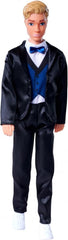 Simba 105733629 - Steffi Love Kevin Charming, păpușă purtând un costum elegant cu papion și vestă, 30 cm, vârste 3+