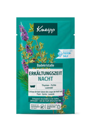 Sali da bagno naturali Kneipp delle saline Luisenhall con oli essenziali di lavanda, timo e abete rosso - Rilassati per dormire nelle stagioni fredde - 60 grammi Doccia e bagno Naty Shop