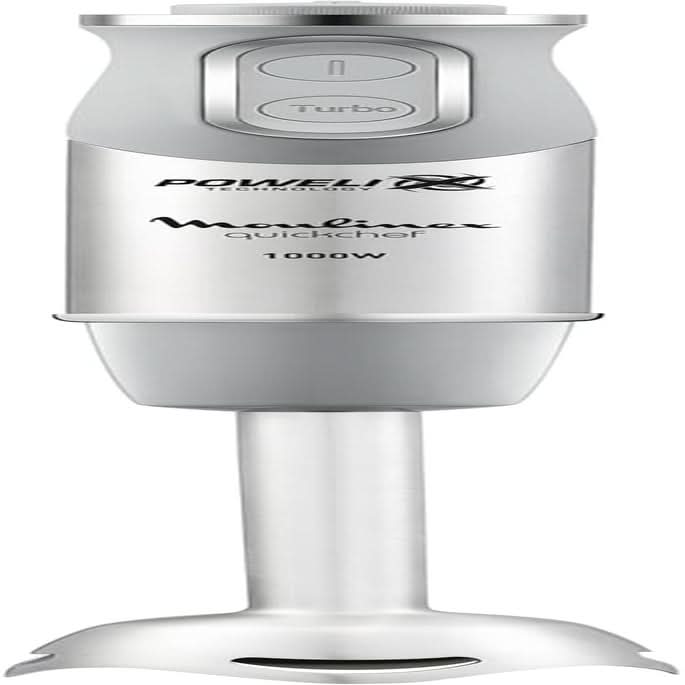 Quick Chef Quickchef – Stabmixer Mit 3 Zubehör, Edelstahl, 10 Geschwindigkeiten, 1000 W Mother and Child Naty Shop