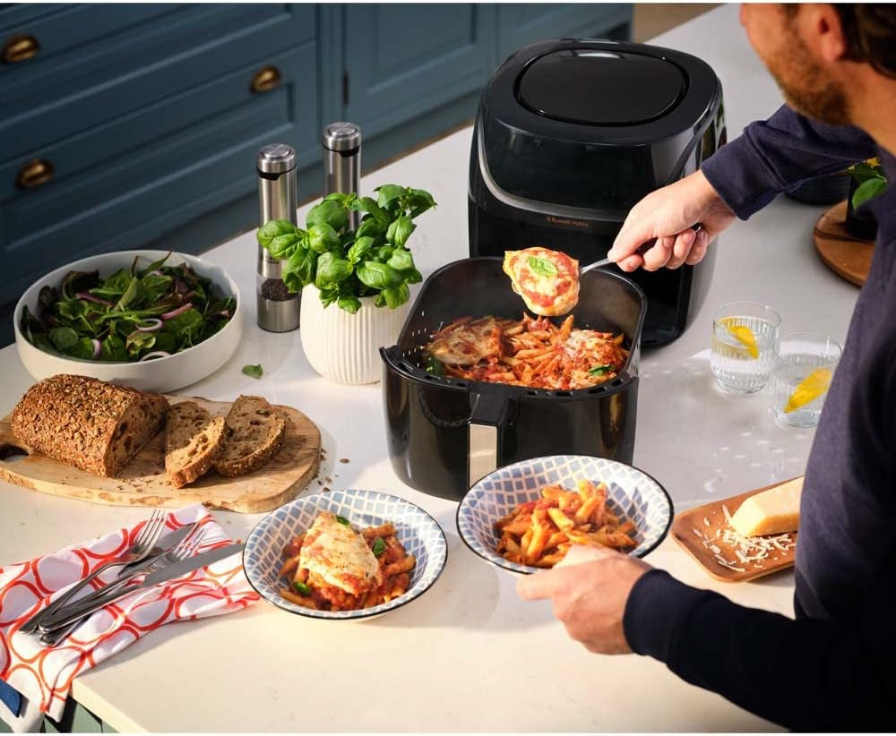 Russell Hobbs Air Fryer L 4L Friggitrice ad aria rapida, 7 funzioni di cottura, 10 programmi Elettrodomestici Naty Shop