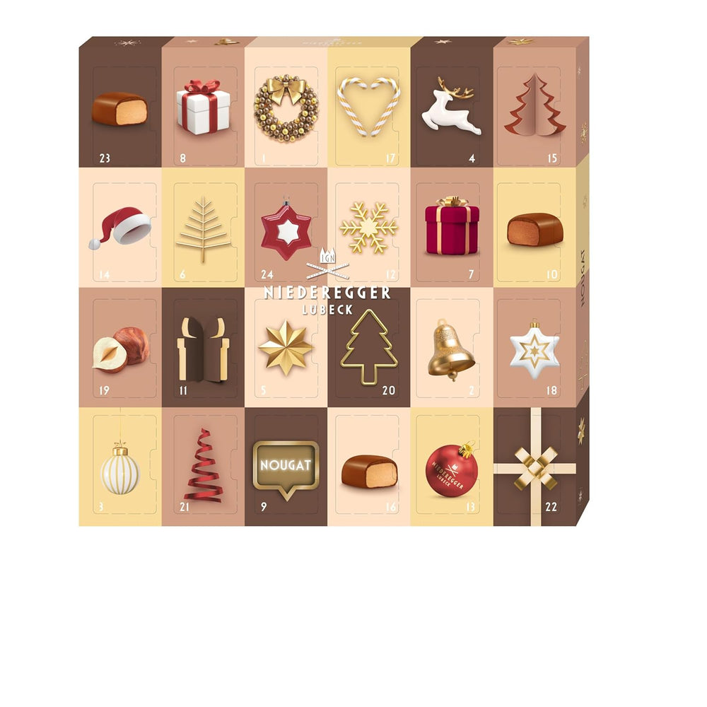 Calendario dell'Avvento Niederegger Mini Torrone 180g