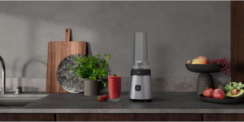 Frullatore da cucina AEG SB3-1-2S, 300 W, 2 livelli di velocità, tazza portatile Mamma e Bambino Naty Shop