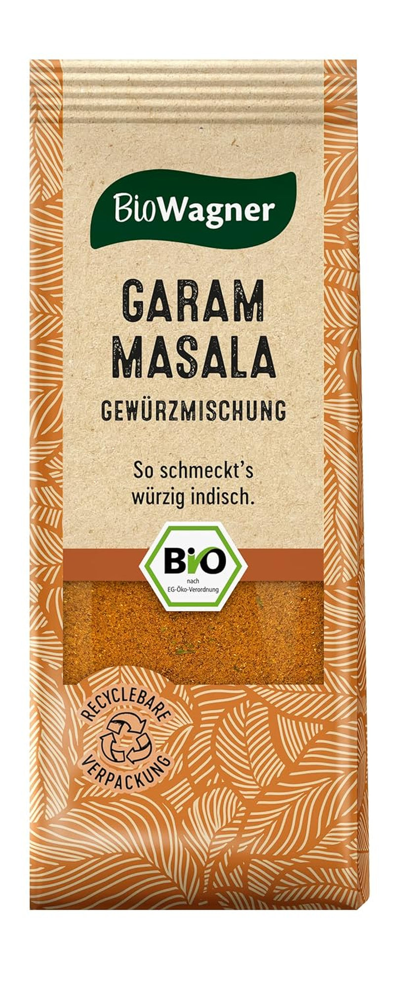 BioWagner - Bio Ras el Hanout, Gewürzmischung für orientalische und arabische Gerichte, ideal für Couscous, Tajine oder Hummus, naturbelassene Bio-Zutaten, recyclable Verpackung, 50 g