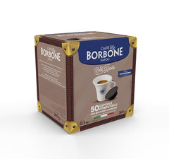 Caffè Borbone Don Carlo Blaue Blend - 50 Kapseln - Kompatibel mit Lavazza®* A Modo Mio®* Haushalts-Espressomaschinen