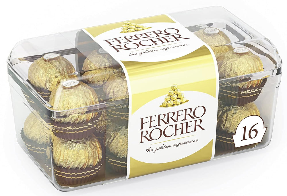 Ferrero Rocher - Specialità Praline Croccanti e Cremose alle Noci - 5 confezioni da 16 praline individuali ciascuna