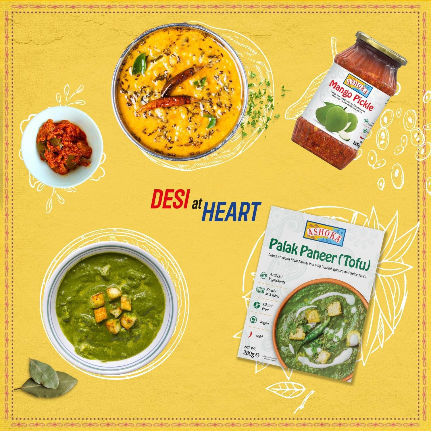 ASHOKA - Pasta Geschälte Ginger Knoblauch - (1 X 1 KG)