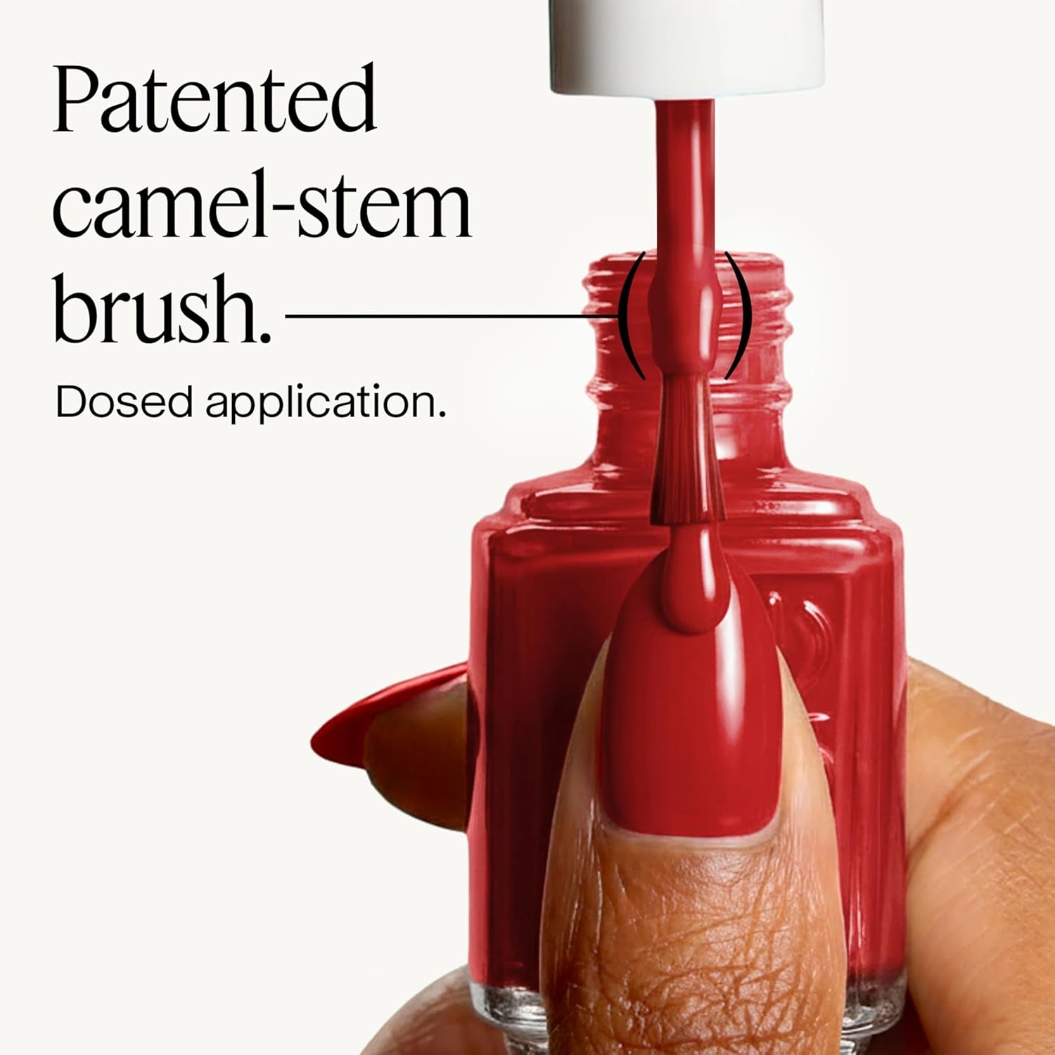 Smalto Essie per unghie dai colori intensi, n. 57 Forever Yummy, Rosso, 13,5 ml