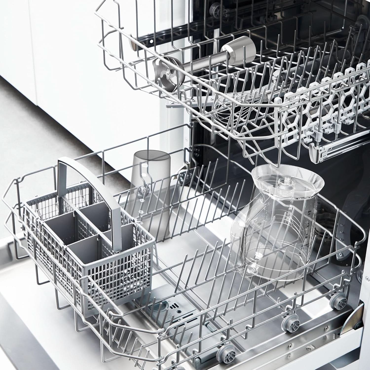 Tefal Quickchef+ 3-in-1 XL Stabmixer/Zerkleinerer/Schneebesen, 1000 W, Geschwindigkeitsregelung intuitivo, Turbo-Taste, Powelix-Messer-Technologie, Edelstahl, Grau, HB67MB30 Kitchen Naty Shop