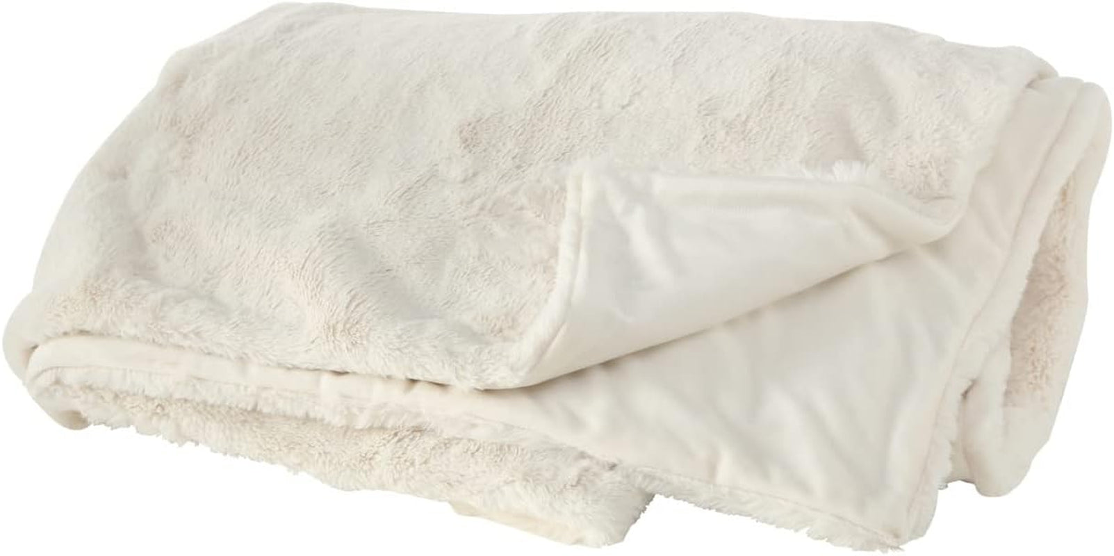 Coperta Boltze Storan (dimensioni 150X200 cm, colore beige, comoda coperta in poliestere, ideale per le fredde serate invernali, aspetto pelliccia) 1015378 BOLTZE Letti e coperte Bianco crema