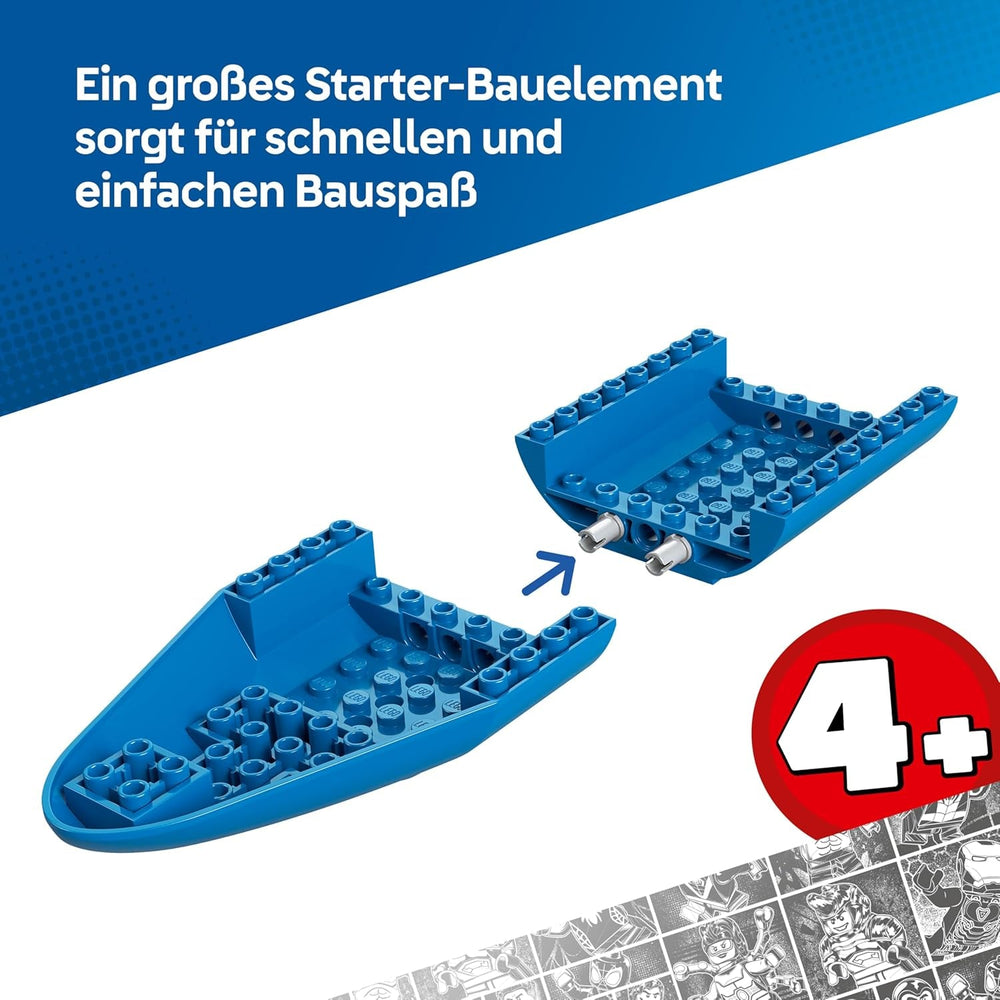 LEGO ǀ Piratenschiff von Spideys Team - Superhelden Set mit einem Schiffsmodell, 2 Booten, 4 Minifiguren - Geschenk für Jungen ab 4 Jahren und Fans der Serie Spidey und Seine Super-Freunde - 11208
