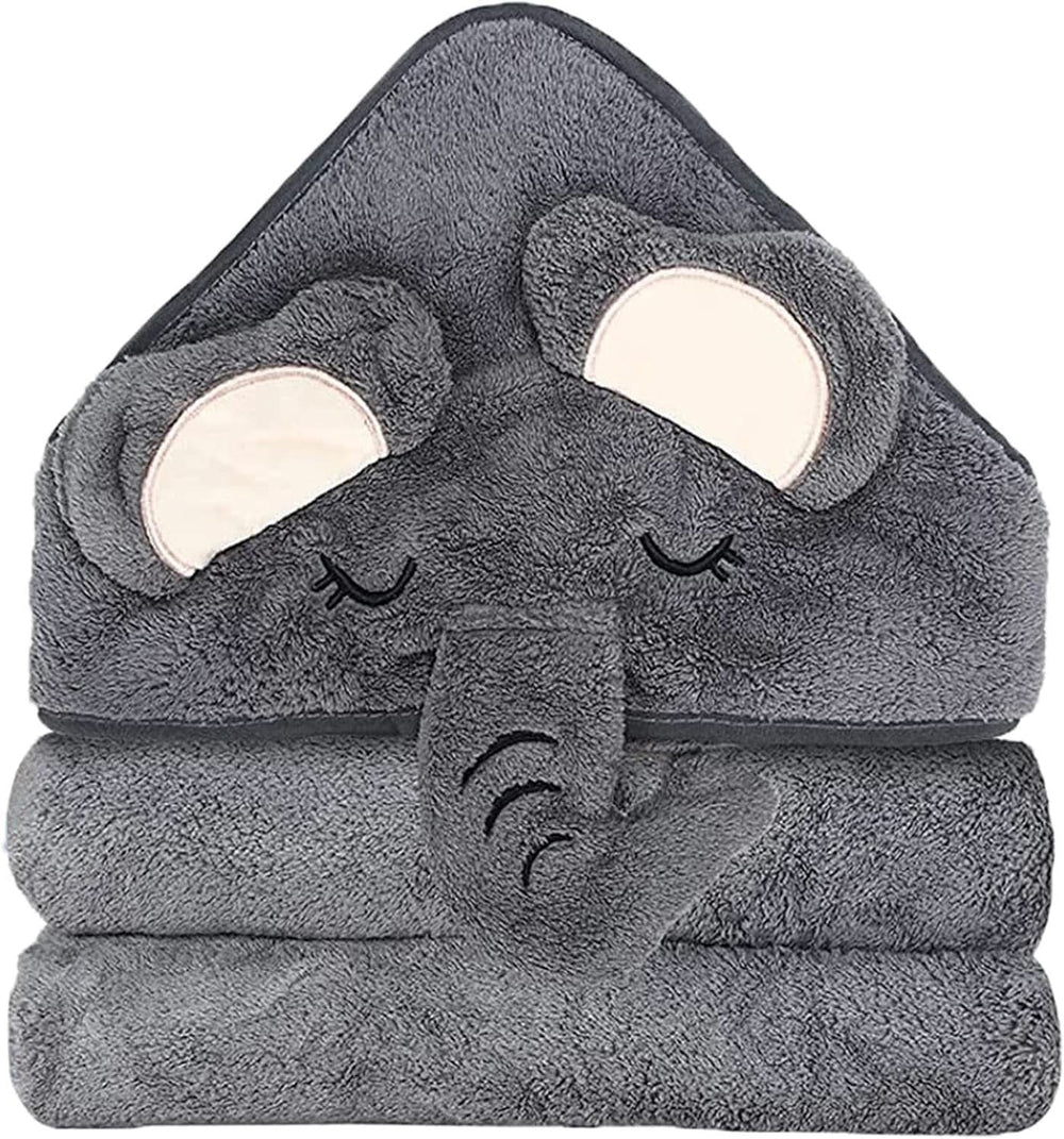 Confezione da 2 asciugamani da bagno con cappuccio 80 x 80 cm Mamma e Bambino Naty Shop 1 Confezione