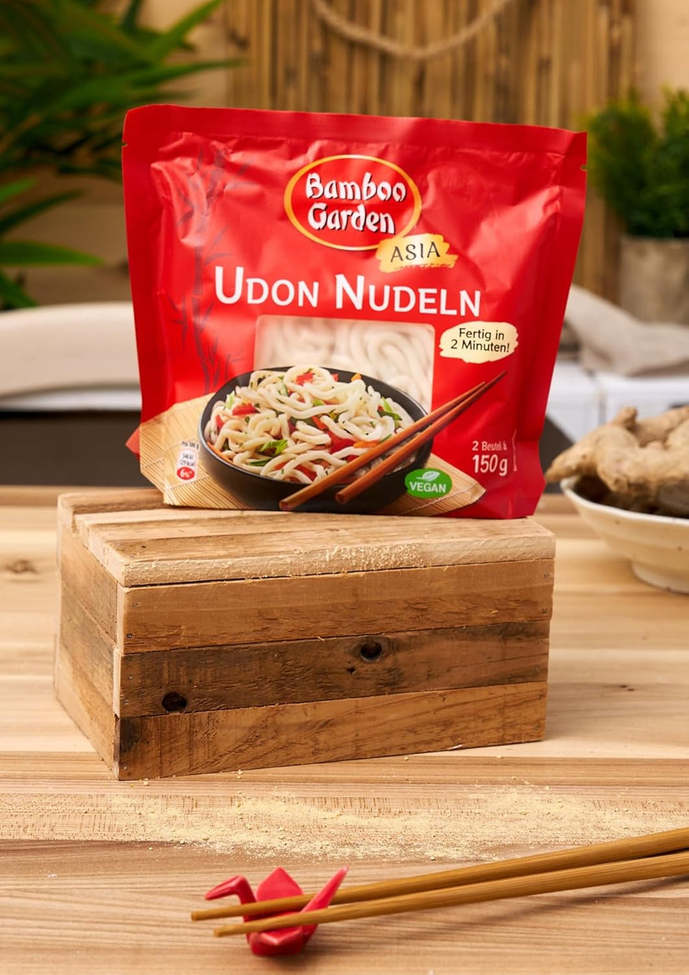 Tagliatelle Udon di Bamboo Garden, precotte, 300 g