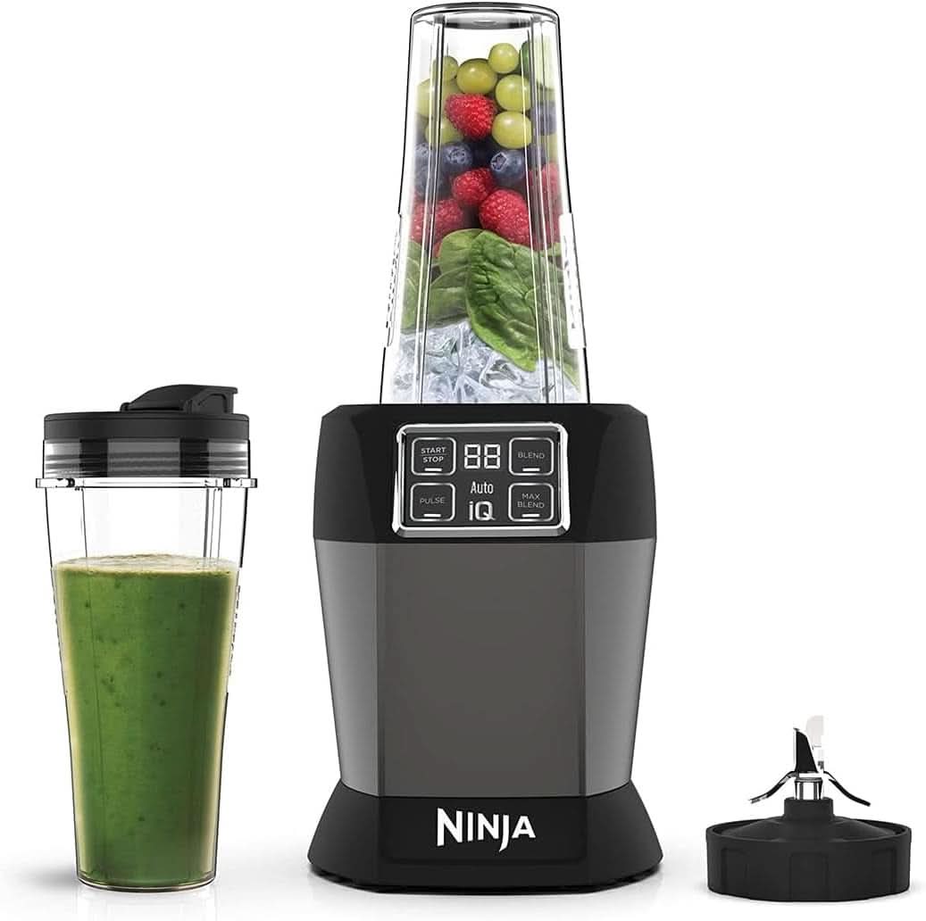 Robot da cucina Tecnologia Auto-IQ Ninja BN650EU, 850 W, 2,1 L, Nero Naty Shop Mixer