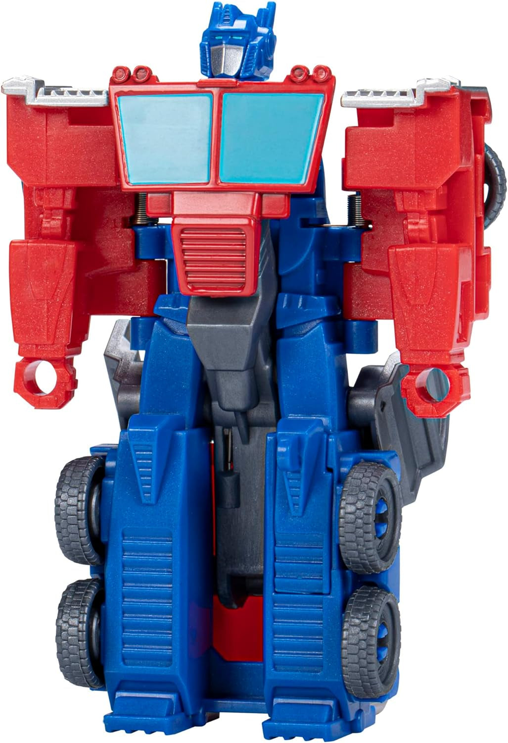 Transformers Earthspark 1-Step Flip Changer Optimus Prime Action Figure (10 cm) Robot Giocattolo Età 6+ Action Figure Naty Shop