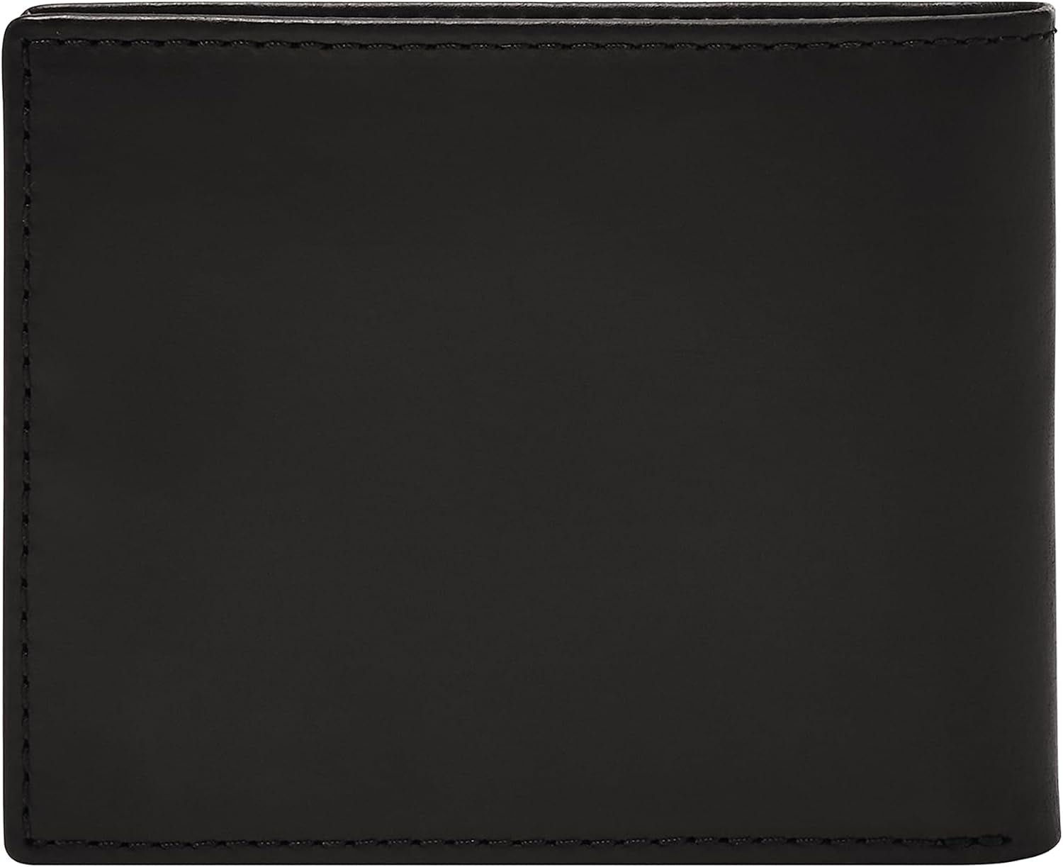 Fossil Derrick Bifold din piele pentru bărbați, cu blocare RFID, cu fereastră Flip ID Portofel Barbati Naty Shop