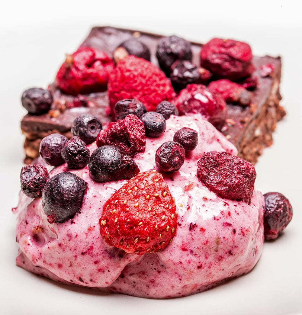 Fructe liofilizate BRIX | Amestec natural de fructe uscate 80 g | Premiul Great Taste pentru fructe uscate | Fără OMG, fără gluten, vegan, vitamine reținute Produse deshidratate Naty Shop