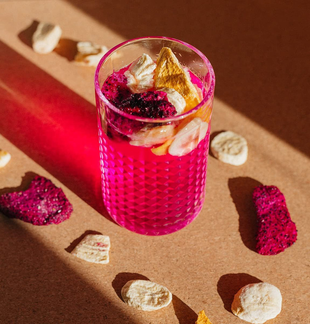 Fructe liofilizate BRIX | Amestec natural, uscat, de fructe tropicale 80 g | Premiul Great Taste pentru fructe uscate | Fără OMG, fără gluten, vegan, vitaminele sunt păstrate Produse deshidratate Naty Shop