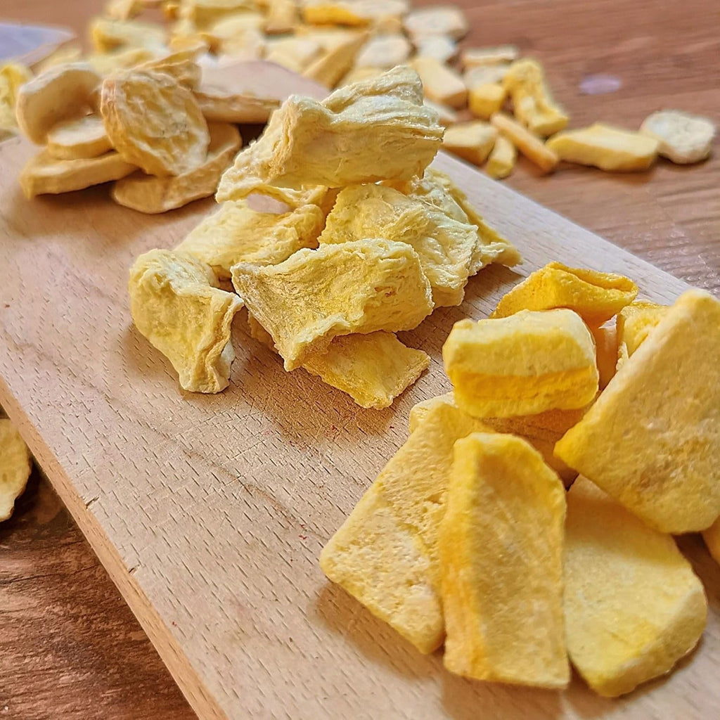 Fructe liofilizate Mix de fructe tropicale | XL 350g Ananas liofilizat Mango Banană Mix de fructe liofilizate | Fructe liofilizate Ananas Banană Mango Mix de fructe uscate | ZingyZoo Produse deshidratate Naty Shop